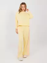 Sportinės kelnės-IT-DR-21772.91-jasny geltona