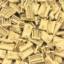 100 MOC Military Sandbag Model Building Blocks, Construction Bricks Creative Accessories