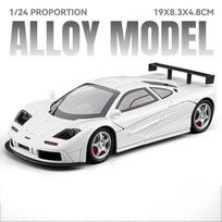 1:24 Scale F1-LM 720S Model Car Toy Front Wheel Steering Shock Absorption Supercar Models Music Light Toys Hobby Gifts for Boys
