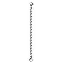 Black 3'' Jewelry Accessories Extender /Safety Chain Extender Necklace Bracelet Lobster lock DIY 6'' sidabras
