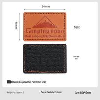 Keman LG-2011 Retro Leather Velcro Patch Car Pillow Camping Logo ID Patch