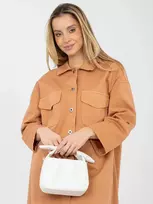 Moteriška švarko tipo suknelė tamsiai oranžinė