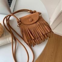 Mada Retro Dirbtinės zomšos Moteriški kurjerių krepšiai Tote Maža kutu rankinė Moterims Atlenkiamas dizainas Pečių Crossbody krepšys MIT 18*20*4cm ruda