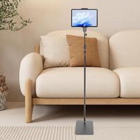 360° Tablet Floor Stand Floor Standing Mobile Phone Holder Tripod Stand Rotating Mount Height Adjustable juoda