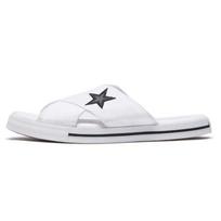 Converse One Star Slide Canvas White Slippers 'White Black' Women's 565530C 41