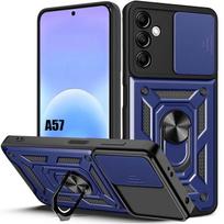 Case for Samsung Galaxy A57 5G, Robust Protection with Anti-Scratch Camera Cover - Navy Blue mėlyna