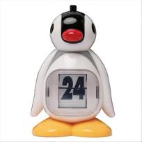 Penguin Calendar Desktop Decoration Pressing Calendar Red Mouth Penguin Doll Decoration Birthday Gif