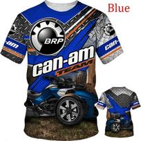 BRP Can-Am 3D spausdinimo Ekstremalaus sporto Greitai džiūstantis Kvėpuojantis Vyriškas Moto lenktynių T-shirt Stalo teniso komandos treniruotės trumpomis rankovėmis Viršutinė apranga S