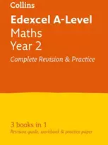 KNYGA Collins Collins A-level Edexcel Maths A level Year 2 All-in-One Complete Revision and Practice