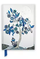 KNYGA Flame Tree Studio Alexandra Milton: Sidabrinis Tree of Life with Four Baltas-throated Magpies (Foiled Journal)