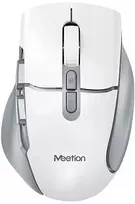 Meetion BTM001 Bevielė pelė, balta ir-pilka, 2400DPI