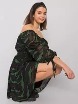 Suknelė-LC-SK-22K-3040.19P-juoda-žalia
