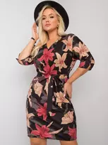 Suknelė Sukienka-LK-SK-508309.81P-juodai-raudonas