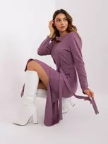 Suknelė-LK-SK-509447.75P-violetinė