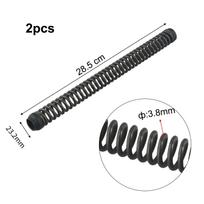 Lentelė Dviračio MTB Dviratis Amortizatoriaus Spyruoklė Priekinė Šakė A-23.6mm black