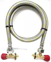 1 m LPG pildymo žarnos komplektas Campingaz 901 / 904 / 907 su 2 rankiniais 16 mm vožtuvais
