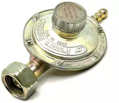 Reguliuojamas butano dujų slėgio reguliatorius 20–60mbar, 21,8 mm LH, 8 mm žarnos jungtis