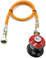 LPG aukšto slėgio dujų žarna 80 cm su 35 mm Jumbo Clip-On propano adapteriu (4kg/h)