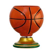 Rotating Base Spinning Sports Ball Whiskey Glass Drink Ware Beer Tumbler Gift  Backyard Barbecues Basketball