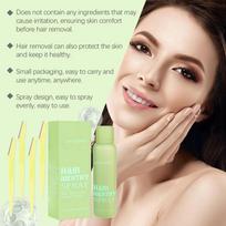 Facial Hair Removal Prep Spray Mild Hydrate Clean Facial Skin Soften Facial Hair Gentle Pre-Depilation Facial Cleansing Spray one size