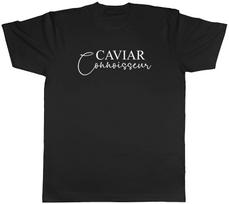 Caviar Connoisseur Mens T-Shirt Beluga Fish Roe Eggs Tee Gift XXL