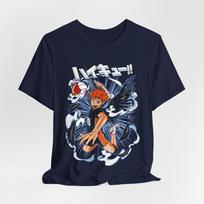 Haikyuu Inspired Hinata Volleyball Anime T-Shirt | Flying Spike Graphic XL