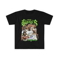 Adult Unisex Giannis Antetokounmpo Softstyle Sports Fan T-Shirt XL