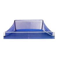 Portable Table Tennis Ball Catches Net Practice Net MultiBall Collection Net Training Tool Equipment for Ball Collection 1 gray
