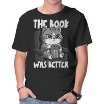 Unisex Crew Neck T-Shirt The Book Was Better IMO Graphic Short Sleeve Casual Tee M