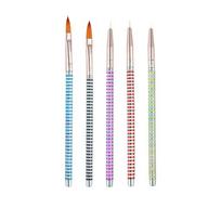 5Pcs Nails Art Dotting Pen Nails Brushes For Nails Art Accessories Tools Kits Nail Supplies For Professionals Manicure Set A3