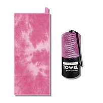 Multiple Sizes Tie Dye Towel  Quick Dry Microfiber Fast Drying Beach Towel For Gym Yoga Travel Camping Sweat Absor 40x80cm