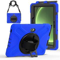 10.1'' Tab Active5/Active4 Pro Tablet Cases for Samsung Galaxy Tab Active 5/4 Pro Case X350/T636/T540 Cover Stand Silicone Shell Tab Active Pro T540 mėlyna
