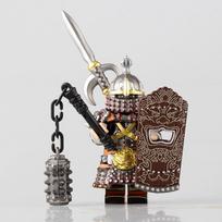 Medieval Round Table Knights Assemble Compatible Bricks Berserk Guts Puzzle Action Figures Model Building Blocks Doll Toy Gifts