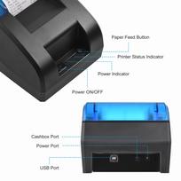 58mm Thermal Receipt Printer Desktop USB   Wireless Connection Printer Barcode   Printing with 1 Roll Paper Inside for Restaurant Sales Retail Sho