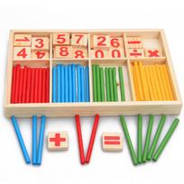 Montessori mokomieji mediniai žaislai vaikams kūdikių matematikos žaislai 99 daugybos lentelė matematikos aritmetikos mokymo priemonės vaikams Dovanos