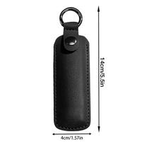 Key Ring Holder U Disk Pouch Protective Cover Anti Lost Flash Drive Case PU Leather USB Flash Drive Memory Sticks Storage Bags