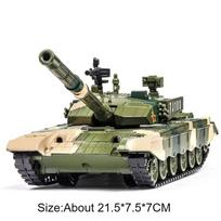 1:32 Scale Alloy ZTZ-99 T99A Tank Model Toys Metal Diecast Military Vehicles Sound Light Pull Back Rubber Track for Kids Gifts