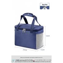 Insulated Food Delivery Bag with Ice Pack for Camping, Home, or Car Cooling blue
