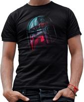 STAR WARS Inside The Mandalorian Helmet Adult Men's Graphic T-Shirt S juoda