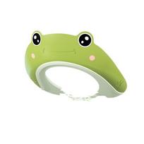 Ear Protection Baby Shower Cap Hair Shield Bath Head Cover New Hair Wash Hat  Kids žalia