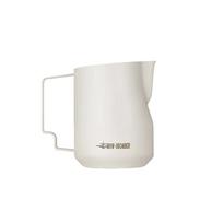 MHW-3BOMBER Turbine Milk Frother, Coffee Latte Art Cup, Stainless Steel Eagle Beak Italian Style, 450ml, White balta