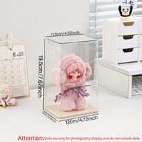 Transparent Acrylic Dustproof Display Box For Collectible Figures Desktop Organizer Storage Case