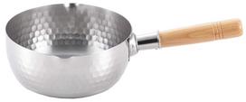 Yoshikawa Yukihira Pagaminta Indukcinei ir Dujinei Viryklei Nerūdijančio Plieno Dvigubas Puodas, 18cm, 1.7L, Japonija, Suderinamas, Plienas, Snapelis, YH6752, Tsubame-Sanjo