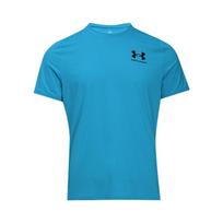 Under Armour HeatGear Marškinėliai Vyriški Eterinio Eterio Mėlyna/Juoda 6000939-452 MD blue