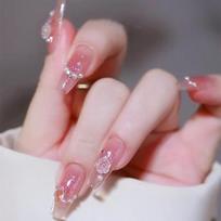 B461 Light Therapy Wearable Nail Piece Handcrafted Elegant And Trendy False Nails Wholesale