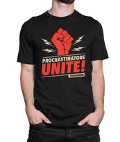 Procrastinators Unite Tomorrow Funny T-Shirt, Men's and Women's Sizes XXL