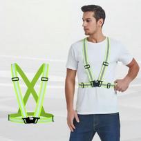 Muko Super Bright Reflective Safety Vest fluorescencinė žalia spalva