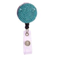Chest Card Retractable Badge Holder Rhinestone Easy Pull Buckle Nurse Badge Reel  Doctor Hospital juoda