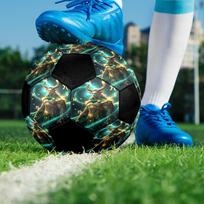 1pc Golden Warrior Size 5 Match Football, Training Soccer Ball, High-Elasticity and Soft, Anti-Slip and Wear-Resistant Material, Thickened and High Qu Size 5
