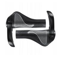 Gripy Rowerowe Mtb Rogi Roxar Ergonomiczne Szary-Czarny